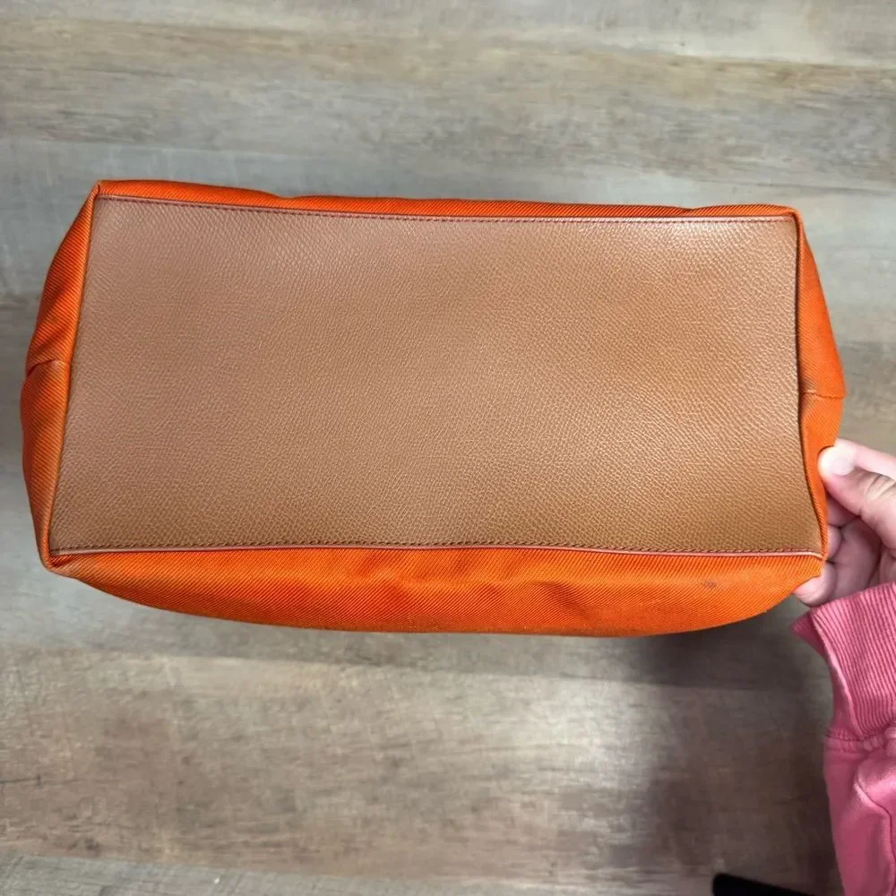 Coach Orange Sawyer Tote Bag
